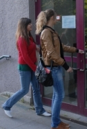 Ankunft in der Lehranstalt f�r Logop�die