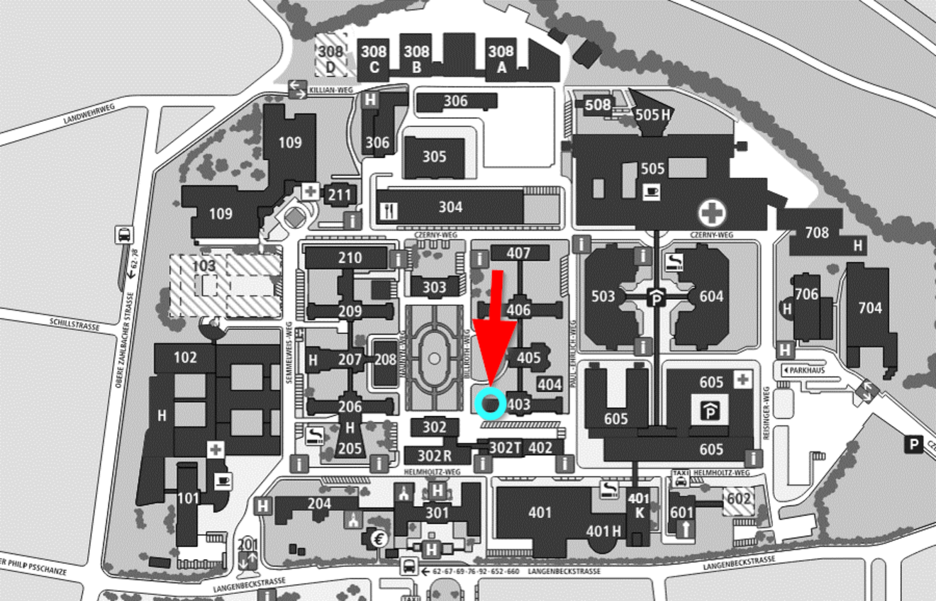 AnfahrtAbteilung Präventive Medizin