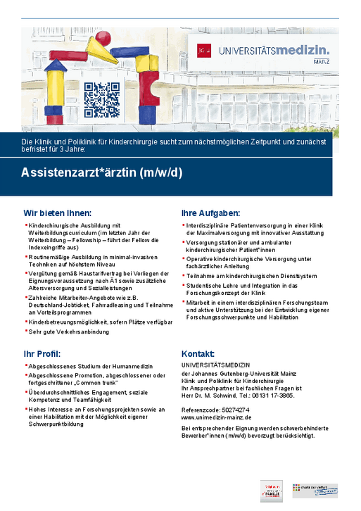 Stellenausschreibung