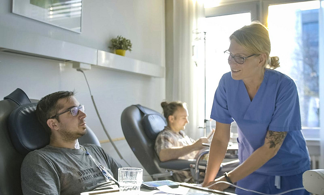 Behandlungszimmer Chemotherapie