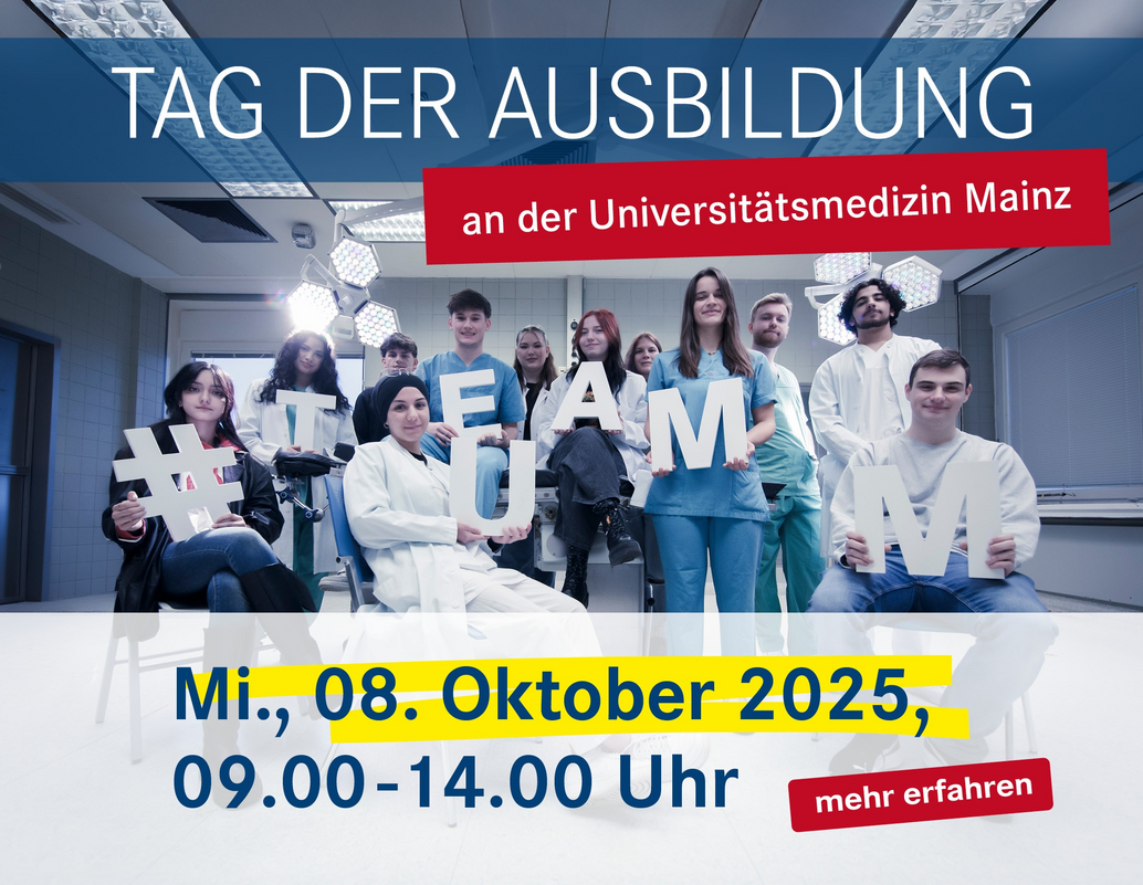 Das Bild zeigt einen Banner zum Tag der Ausbildung am 08.10.2025