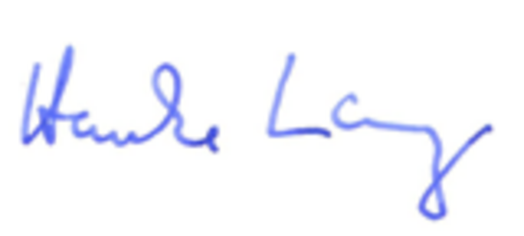 Unterschrift Prof. Lang