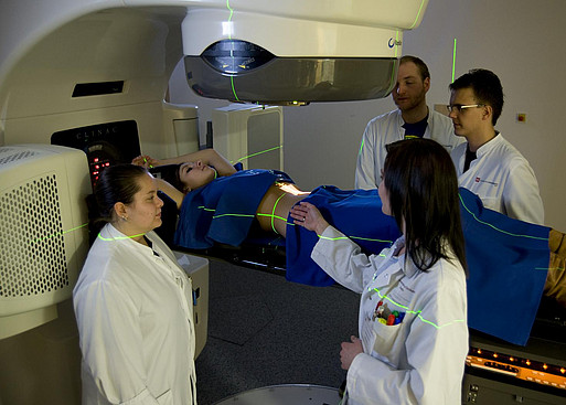 Patientenpositionierung am Linearbeschleuniger
