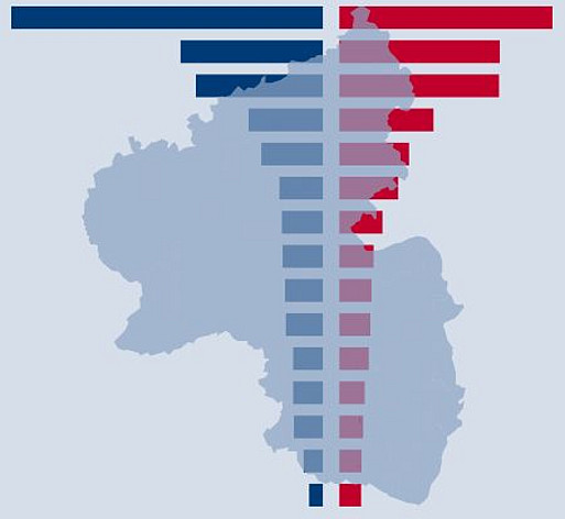 Bar chart RLP