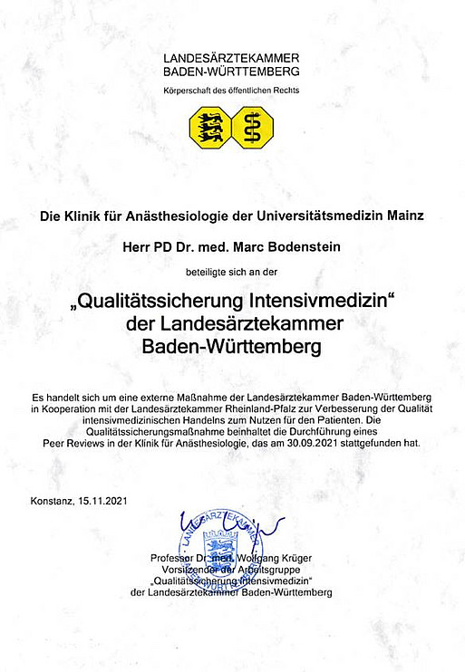 Zertifikat
