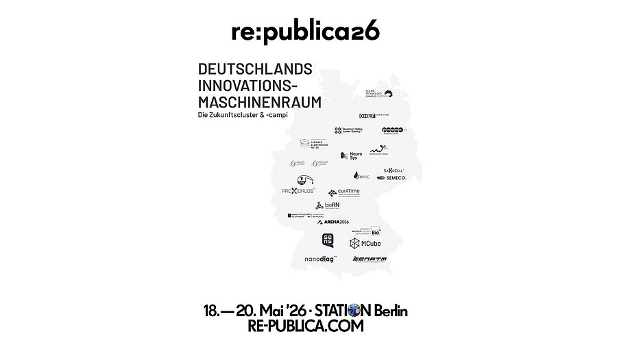 Visual curATime bei re:publica