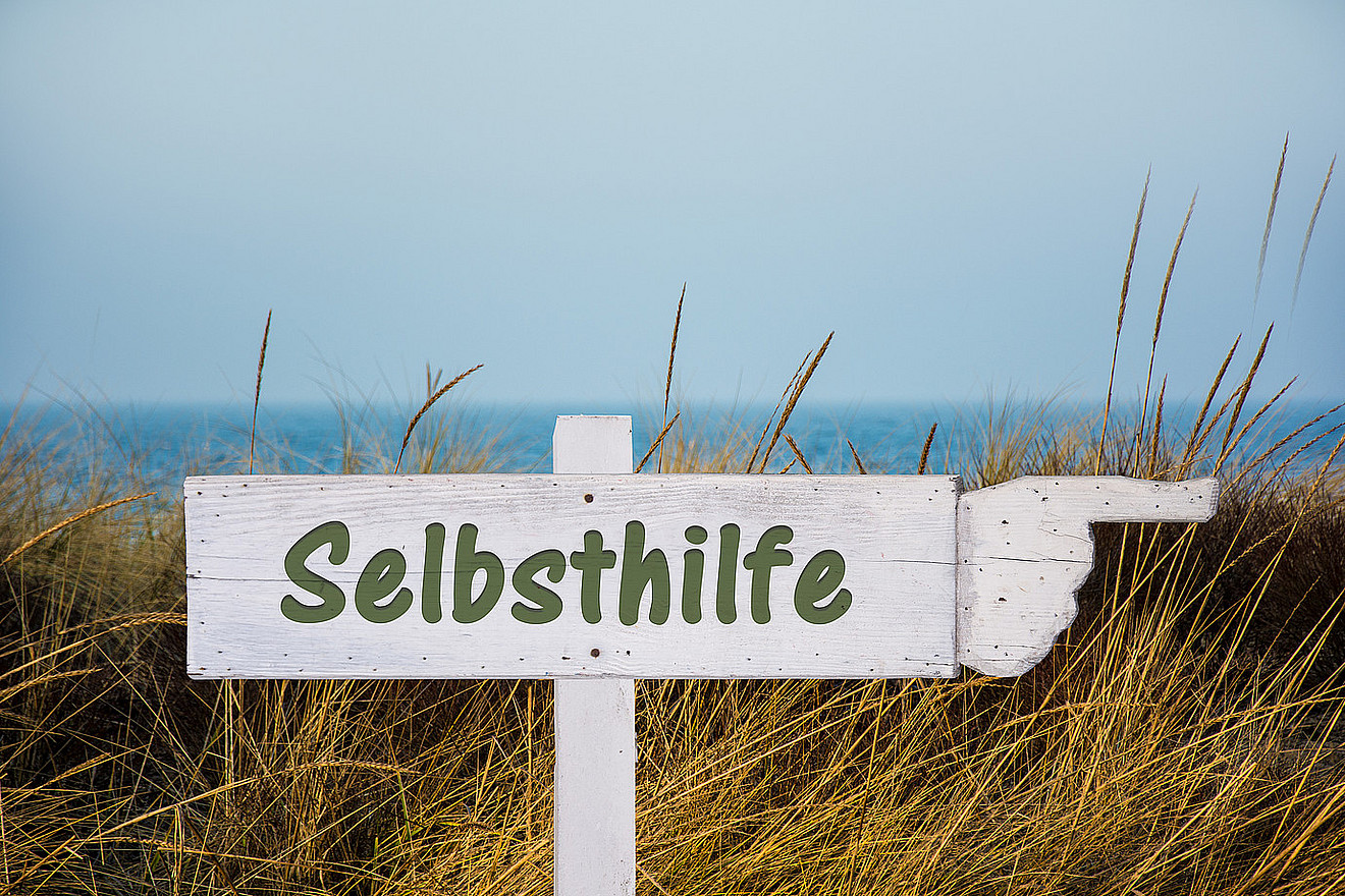 Schild Selbsthilfe