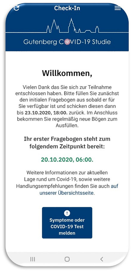 Gutenberg COVID-19 App
