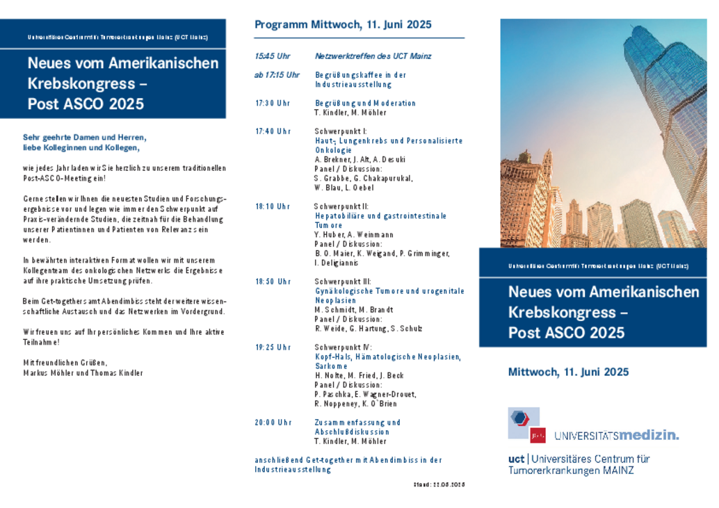 Flyer - Post ASCO 2025