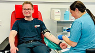 Feuerwehr Mainz spendet Blut