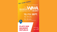 Poster des 24. Mainzer Wissenschaftsmarkts, 12./13. September 2026