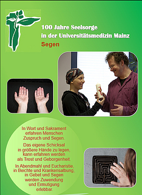 Plakatwände "100 Jahre Klinikseelsorge"