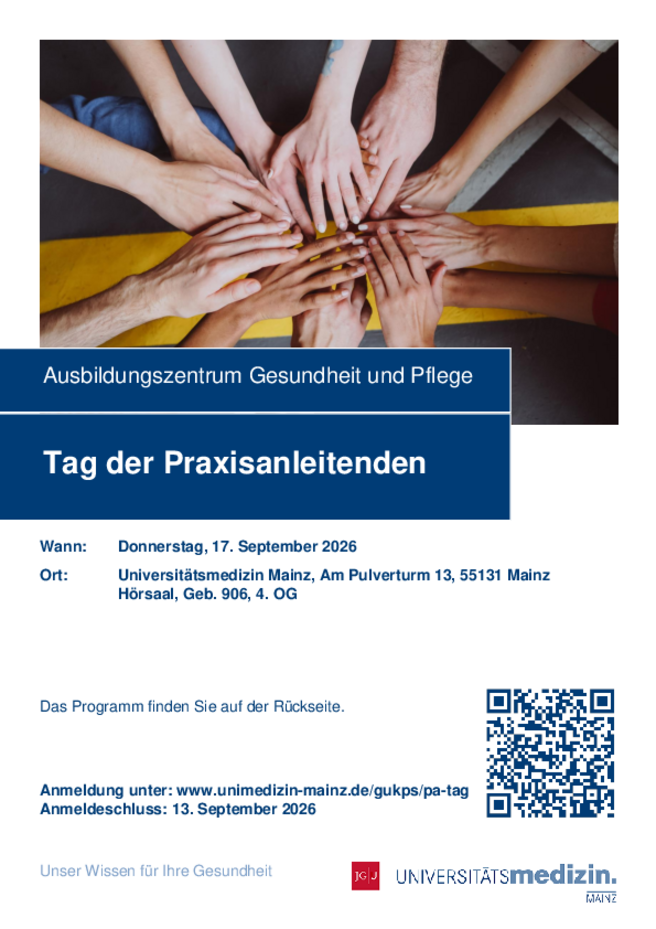 Plakat PA-Tag