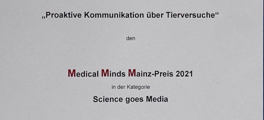 Science Goes Media Award 2021