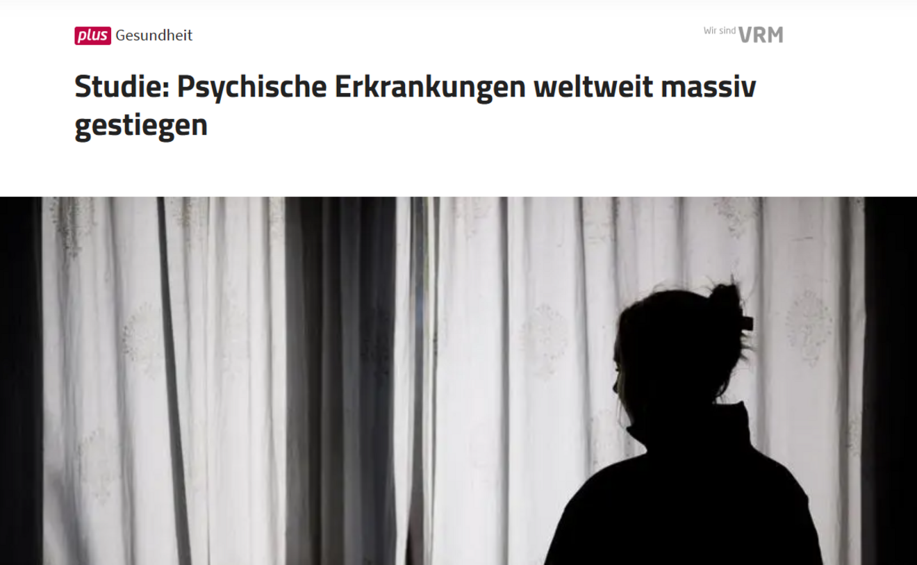 Studie: Psychische Erkrankungen weltweit massiv gestiegen