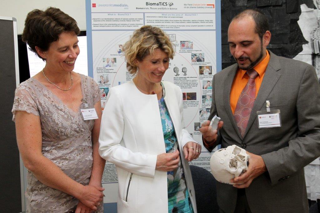 2. medTech RLP in Mainz: Frau Eveline Lemke und Prof. Dr. Dr. Al-Nawas