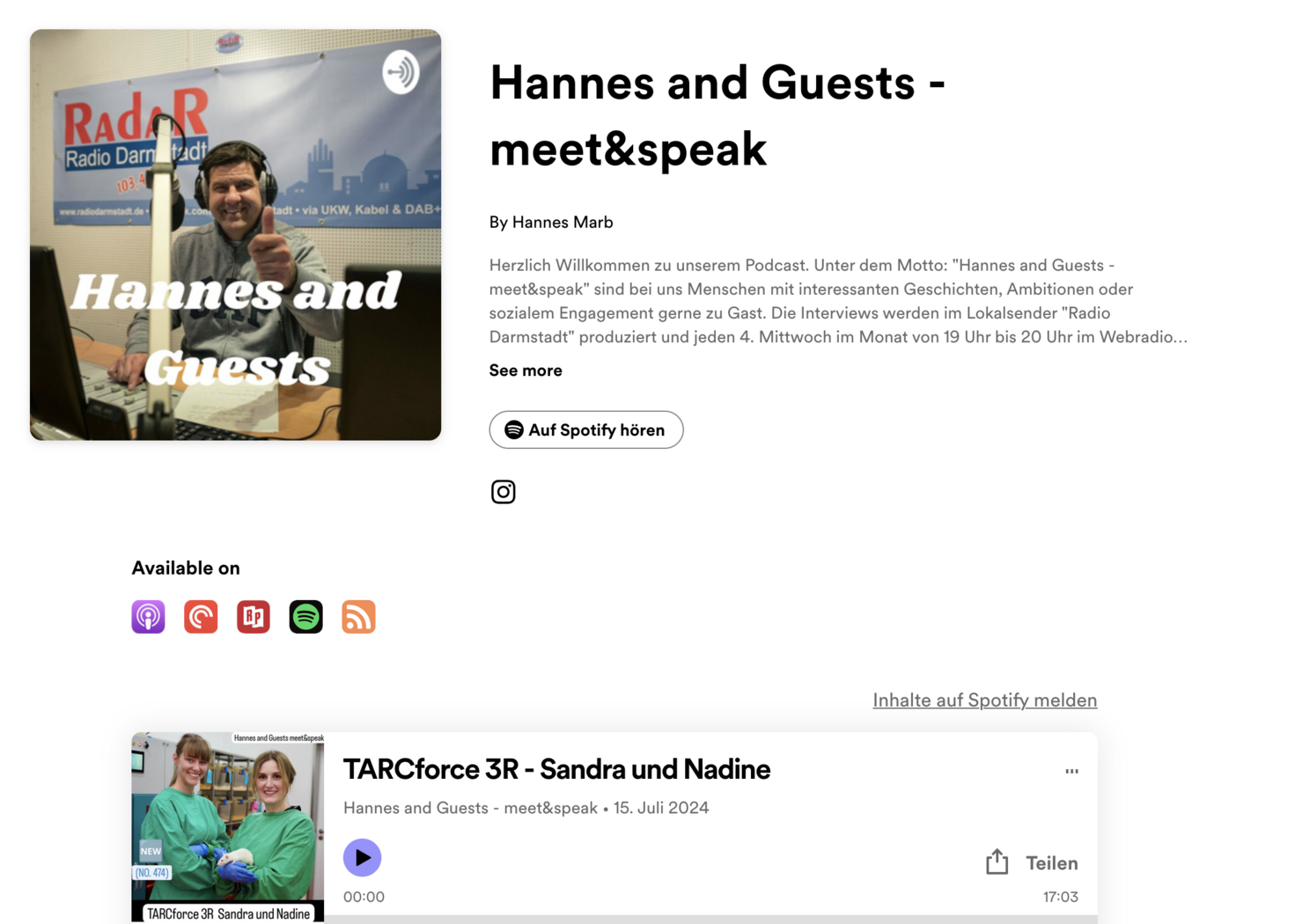 Hannes and Guests – meet&speak