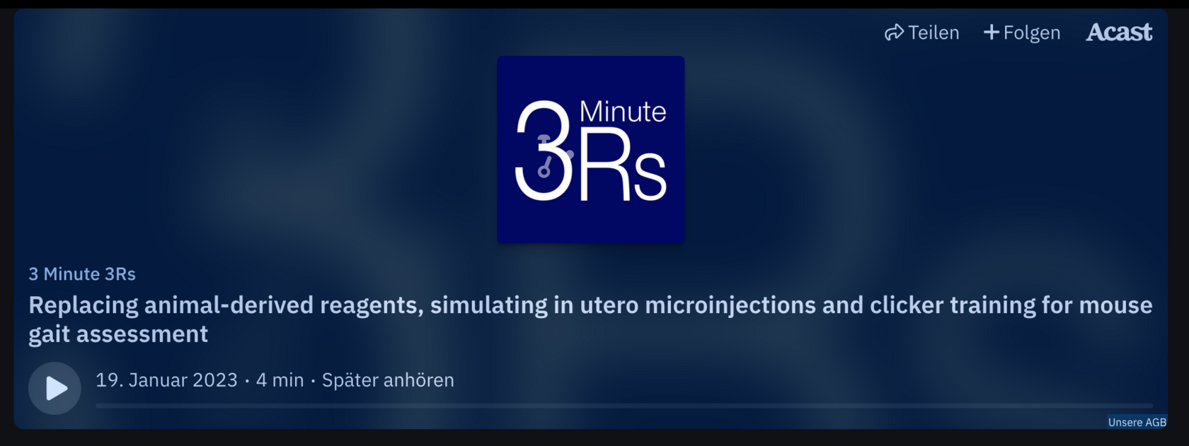 Podcast 3 Minutes 3Rs