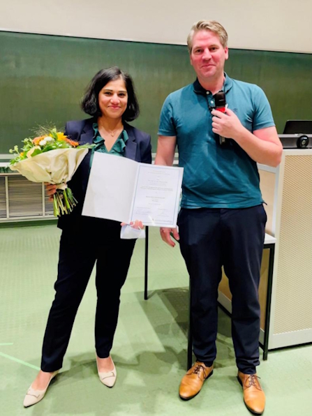 Übergabe des 3R Preises durch Prof. Dr. Jan Baumgart